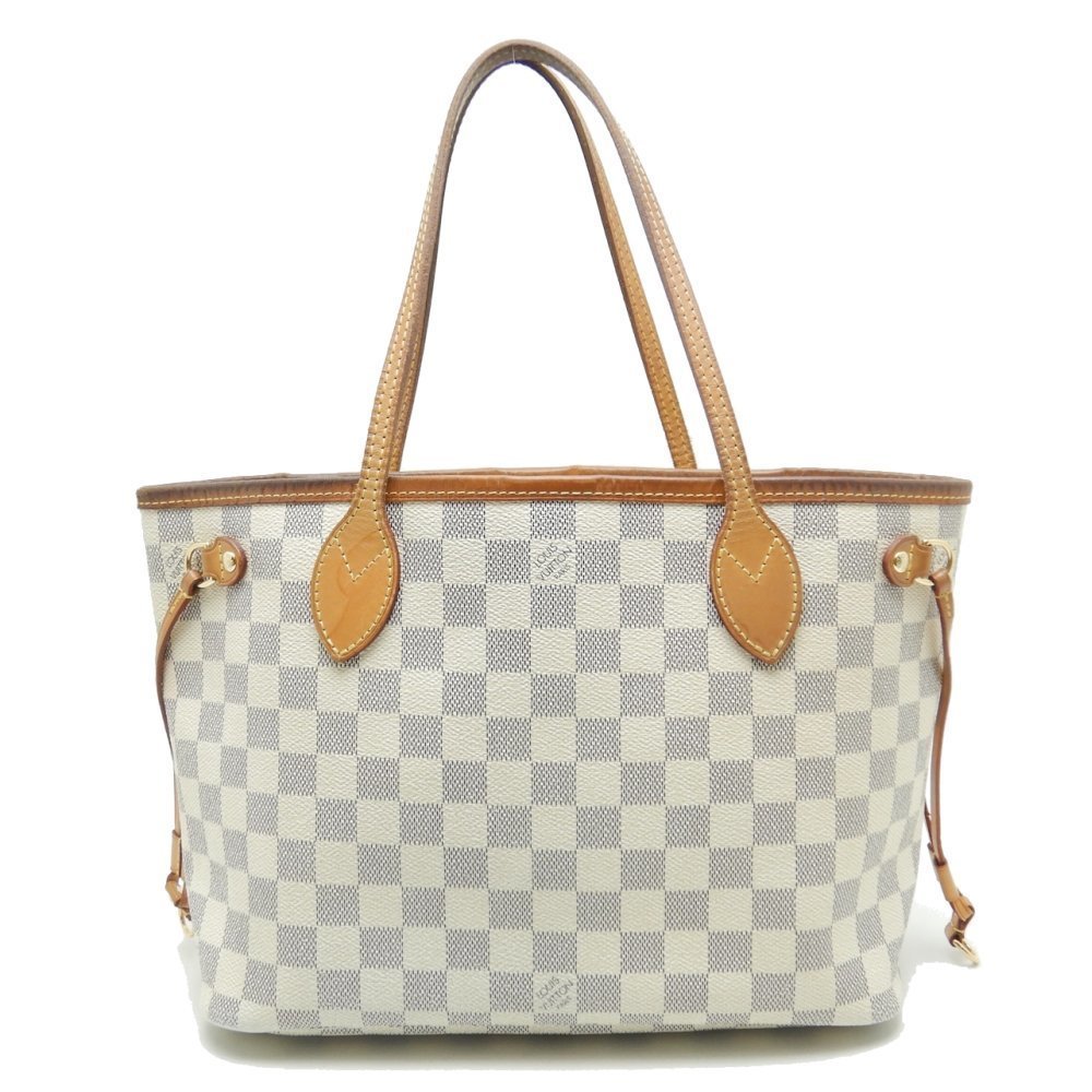 Louis Vuitton Damier Azur Neverfull PM Tote Bag